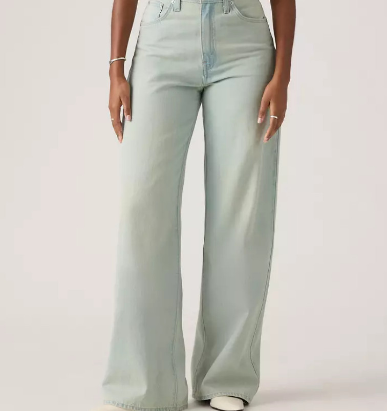 LEVI'S Cinch Baggy Women's Jeans, On Blast - Light Wash