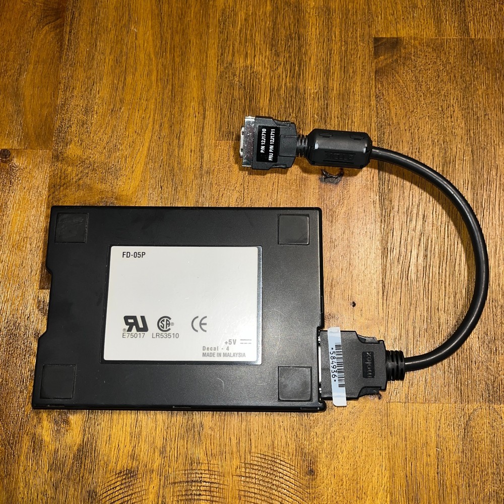 External 3.5" Floppy Disc Drive FD-05P UNTESTED/AS-IS