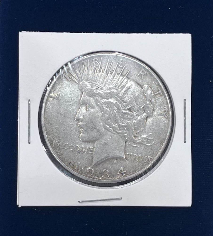 1934 S PEACE SILVER DOLLAR KEY DATE