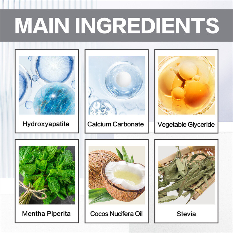 7.5% Hydroxyapatite Toothpaste Remove Yellow Tooth Stains For Sensitive Teeth~👍