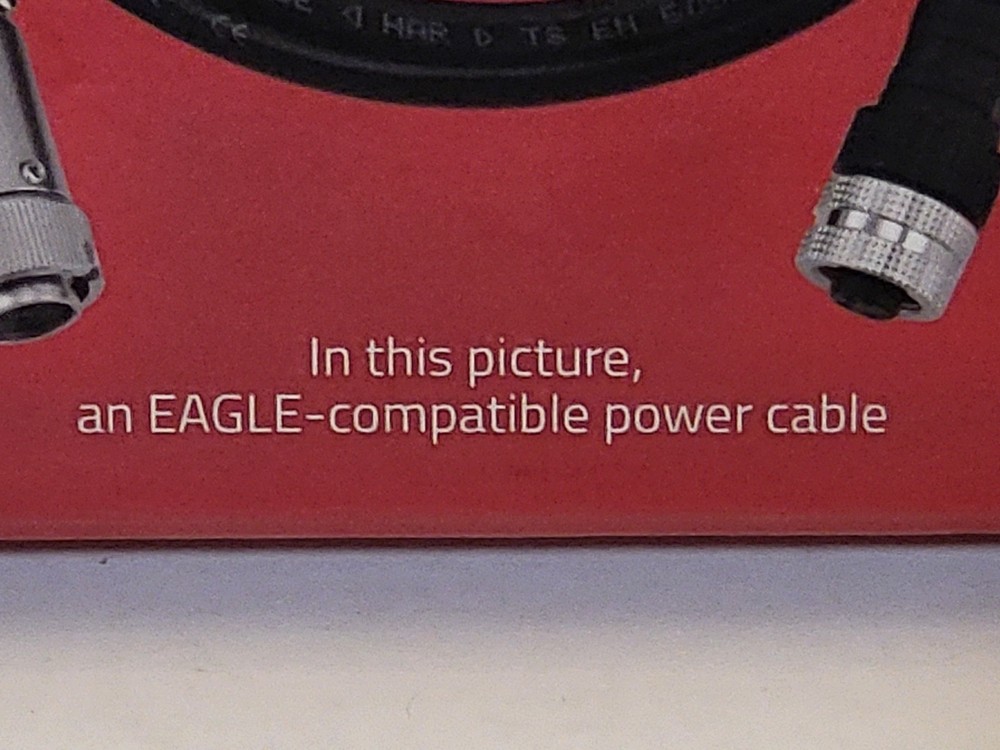 PRIMALUCELAB EAGLE-COMPATIBLE POWER CABLE WITH 5.5 - 2.1 CONNECTOR & LOCK SCREWS