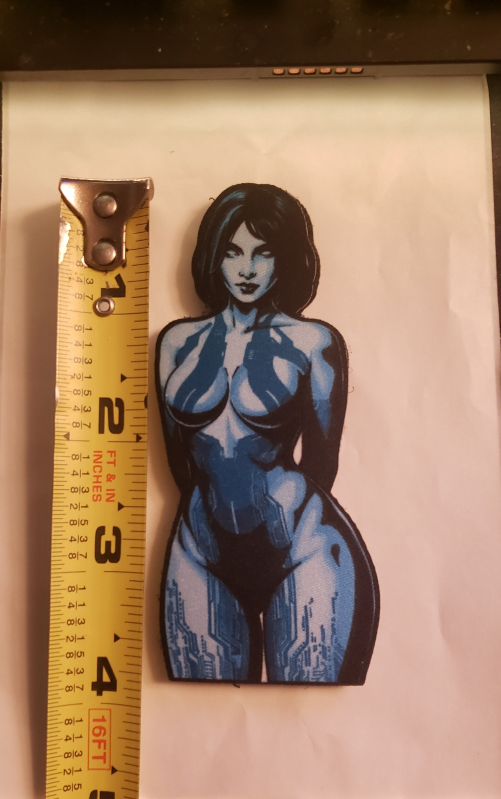 Cortana Pinup Patch Not White Phosphor OTX Nation QILO Fog TF TFD