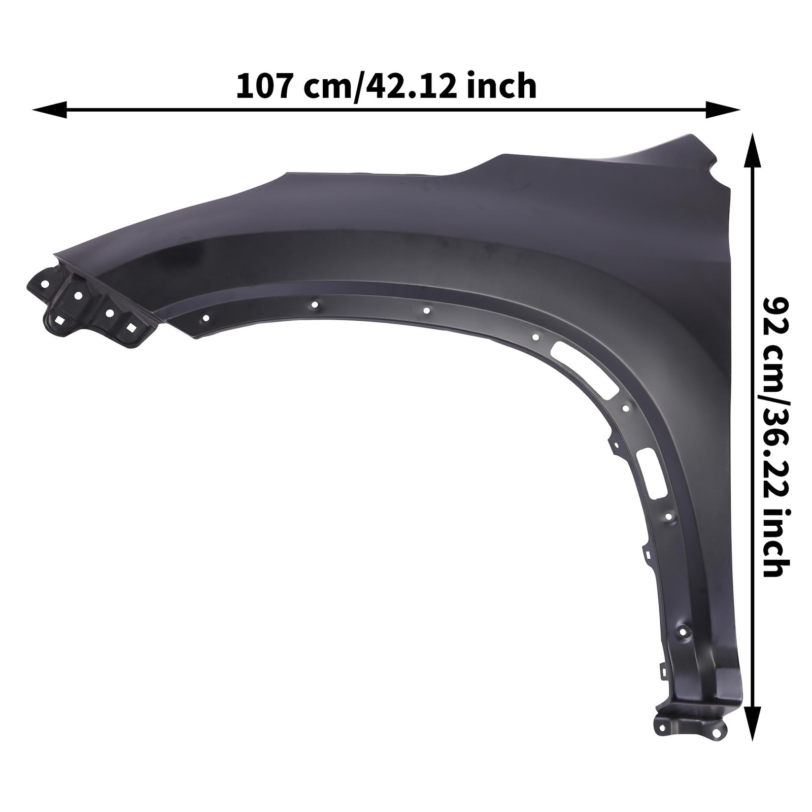 Front Driver Left Side Fender Compatible With 2014-2019 To-yo-ta High-land-er