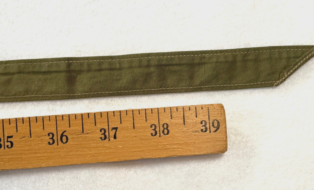 Schaffer Secret Service Belt vintage size medium olive green fabric American