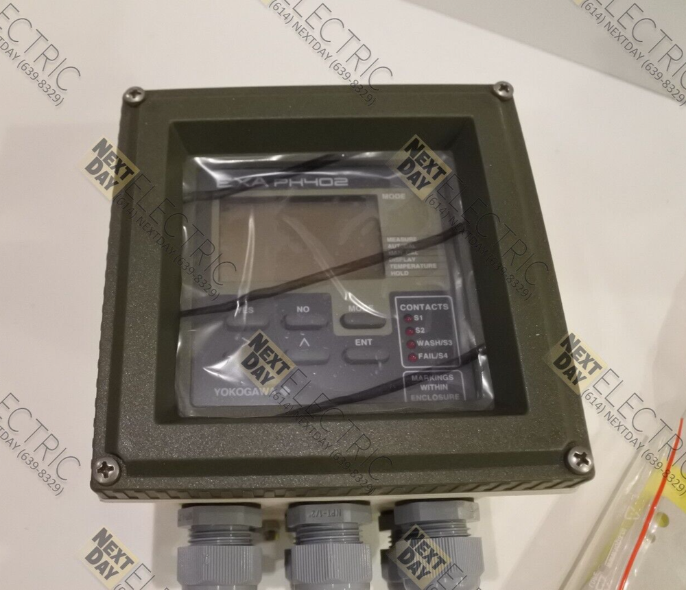 Yokogawa, PH402G-E-1-E/Q/PM/U, Ph Process Analyzer EXA PH402 Meter Display ORP