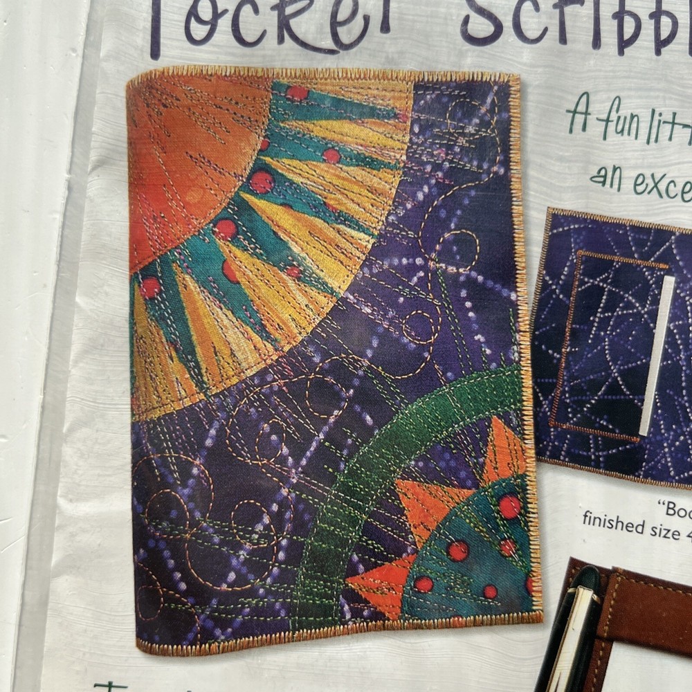 Vintage Pocket Scribbler sewing Pattern #0041  note keeping/card holder