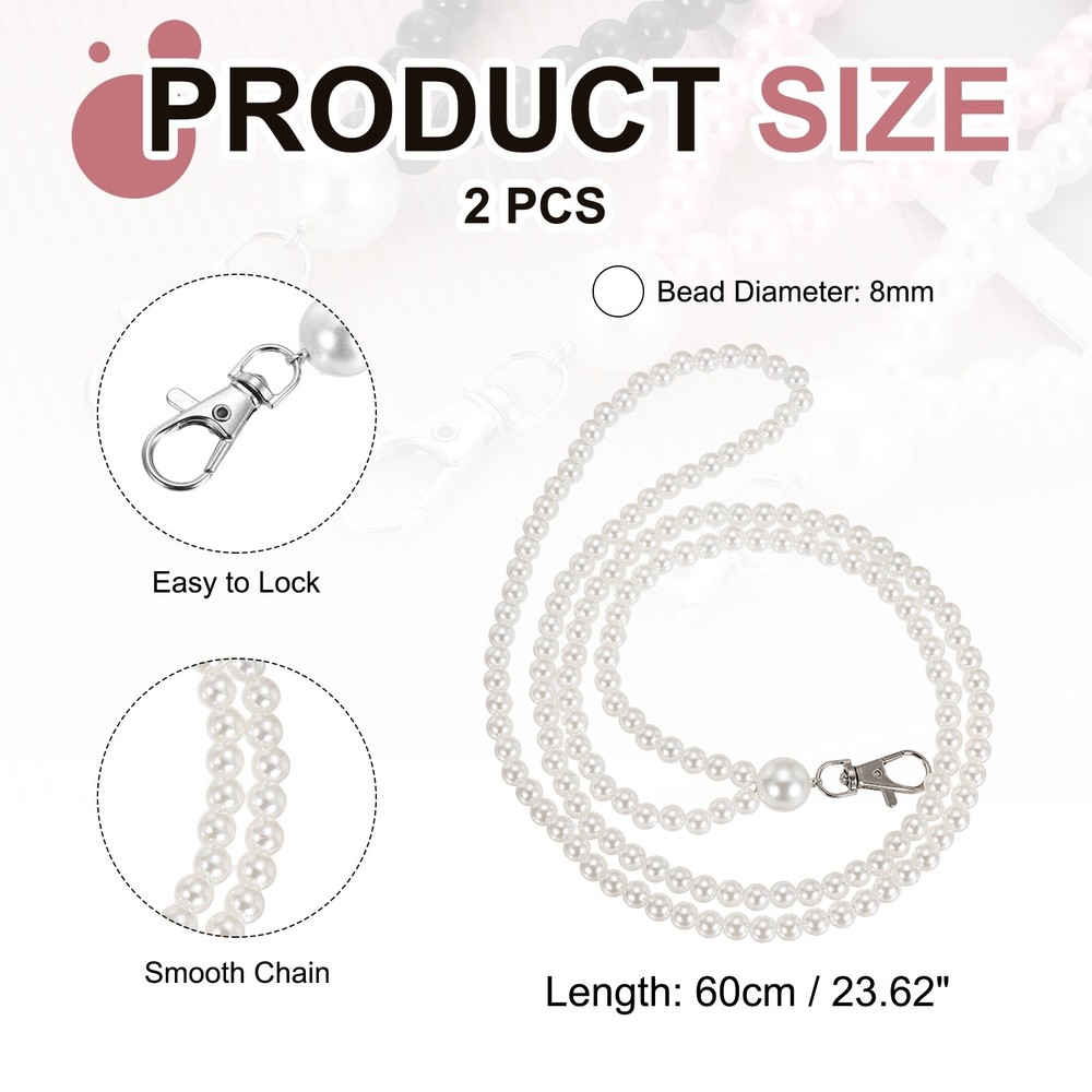 Zipper Helper Pull, 2 Pcs Zipper Puller with Rotating Clip, White