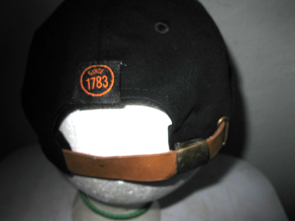 Evan Williams Bourbon Hat cap osfm leather strapback since 1783