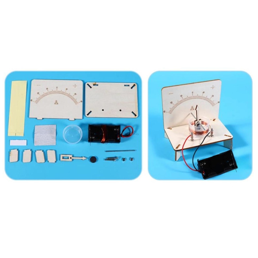 DIY Amperemeter Model Physics Experiment Kits Teaching Device Children DIY