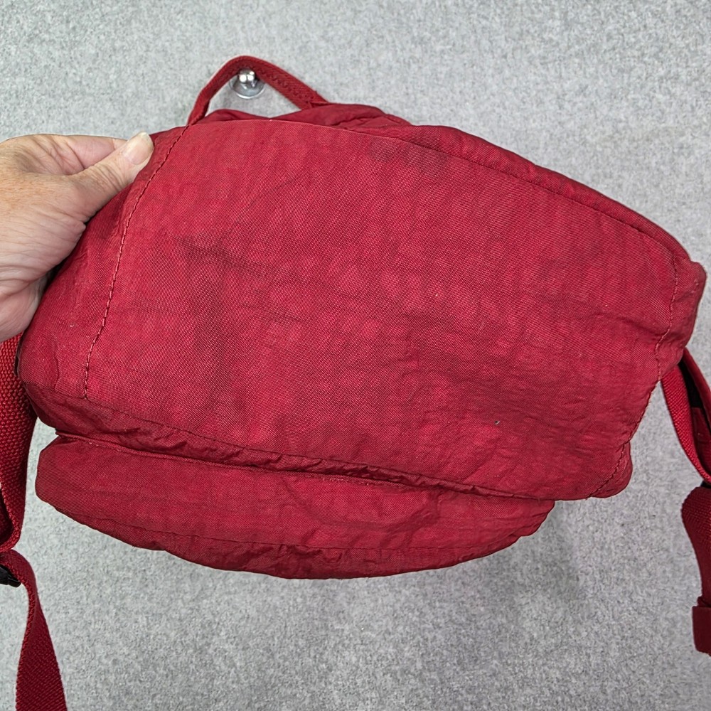 Kipling Seoul Backpack Multiple Pockets Red 16" x 13" - READ