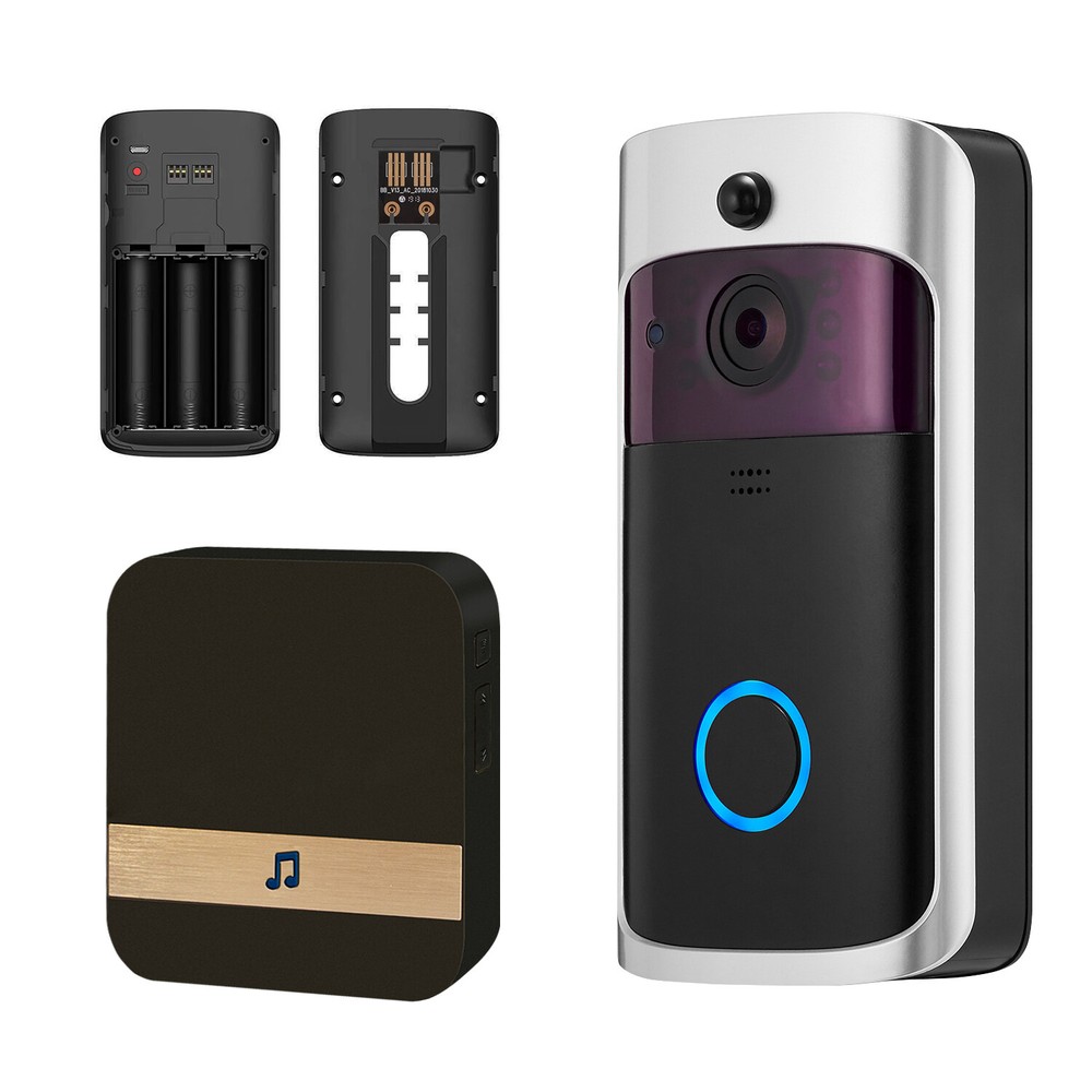 Wireless Smart WiFi Home DoorBell IR HD Video Camera Visual Intercom/Memory Card