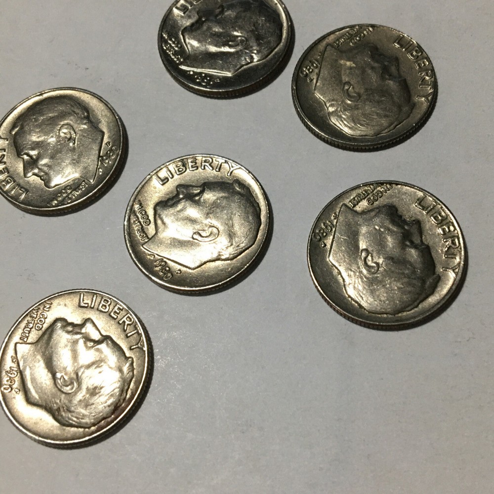 1980 P Roosevelt Dime