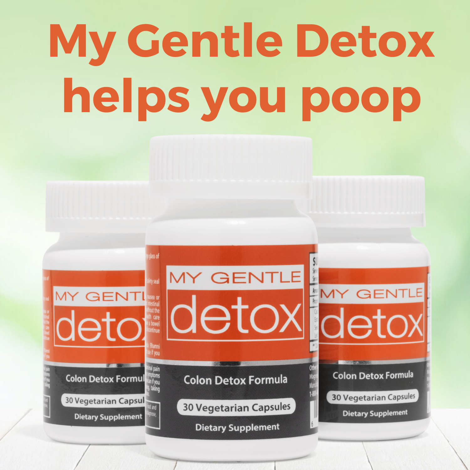 Herbal Nitro My Gentle Detox - Advanced Colon Cleanse Detox for Women & Men
