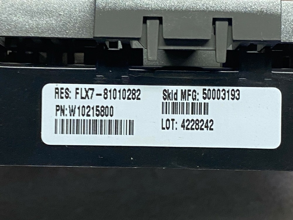 Whirlpool Washer user interface W10215450 (W10215800)
