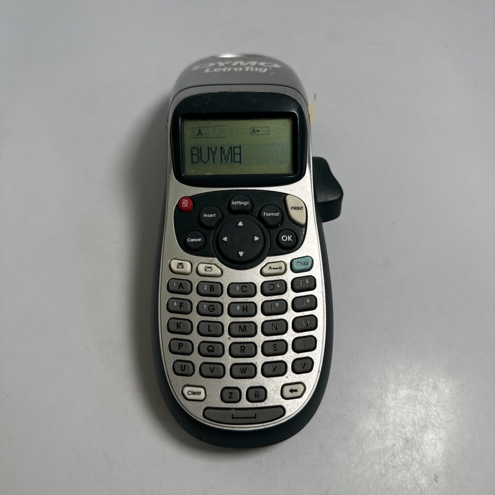 Dymo Letratag Label Maker Clean White Labels TESTED & WORKING