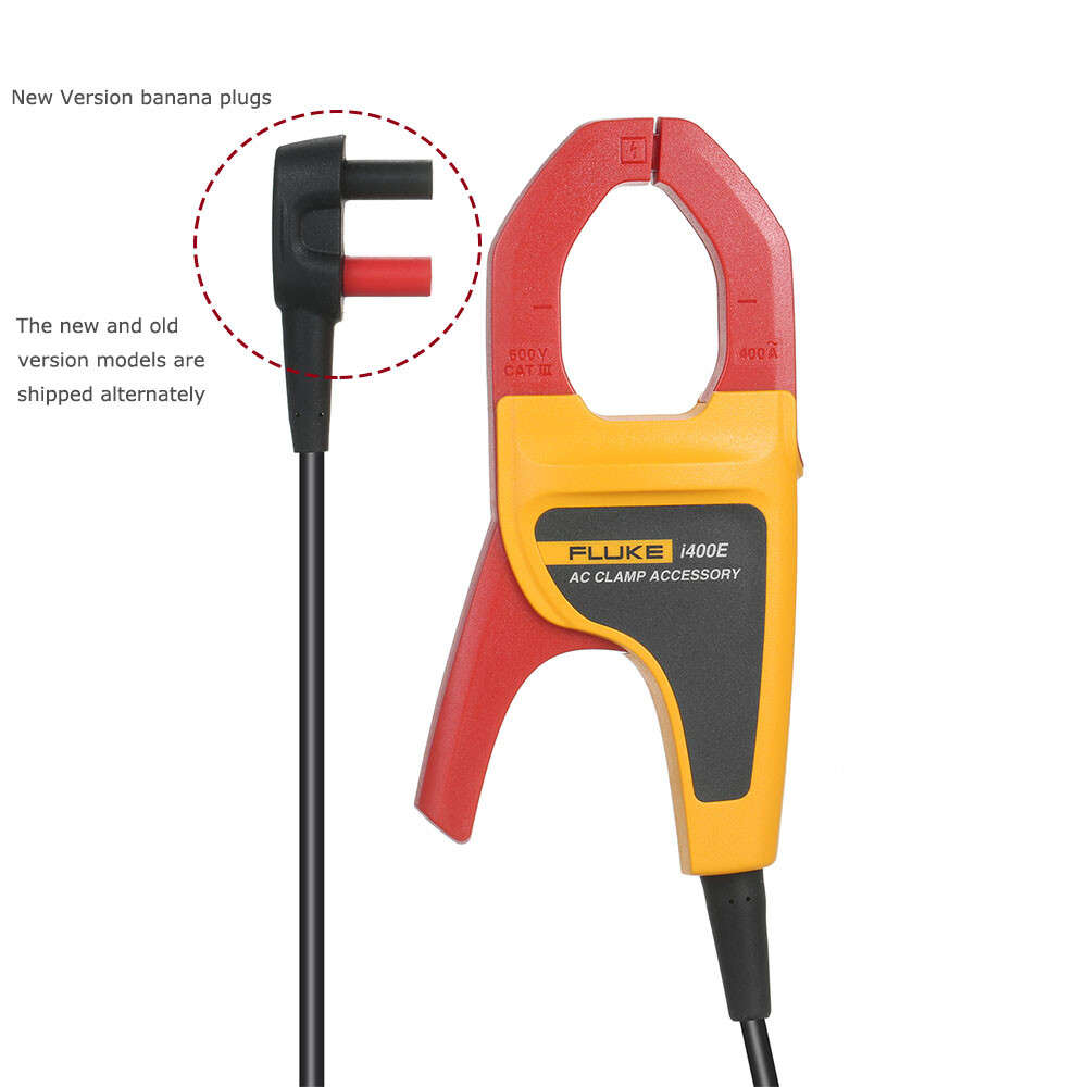 Fluke I400E 400A AC Current Clamp 4mm Banana Plug For Multimeter 101 15B+ 17B+