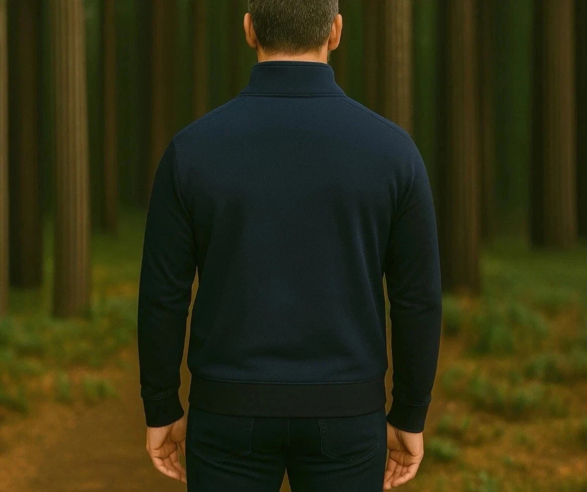 Ted Baker Men's Textured 1/4 Quarter Zip Pullover Sweater