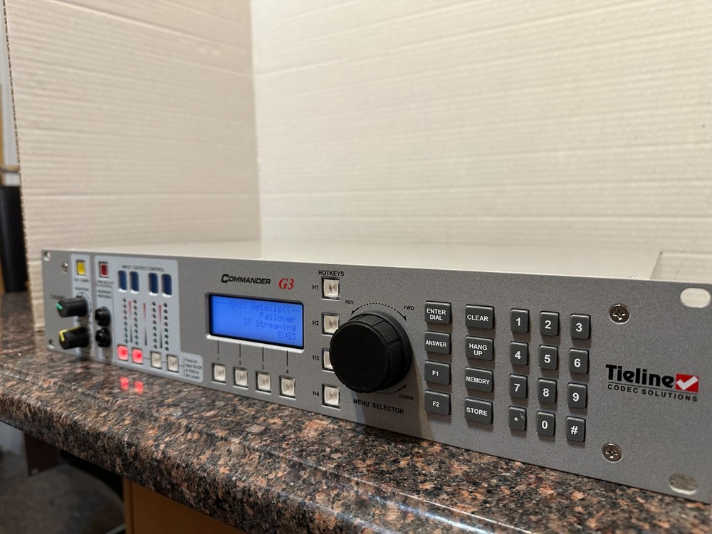 Tieline TLR300B2 Commander G3 IP POTS Broadcast Audio Codec Rackmount