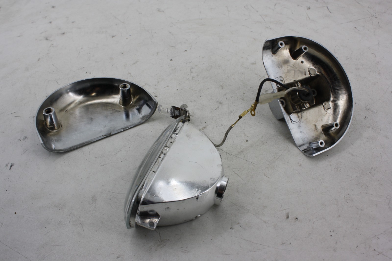 07 HARLEY-DAVIDSON STREET GLIDE FOG LAMP SET HALOGEN FOR 1 1/4" ENGINE GUARD