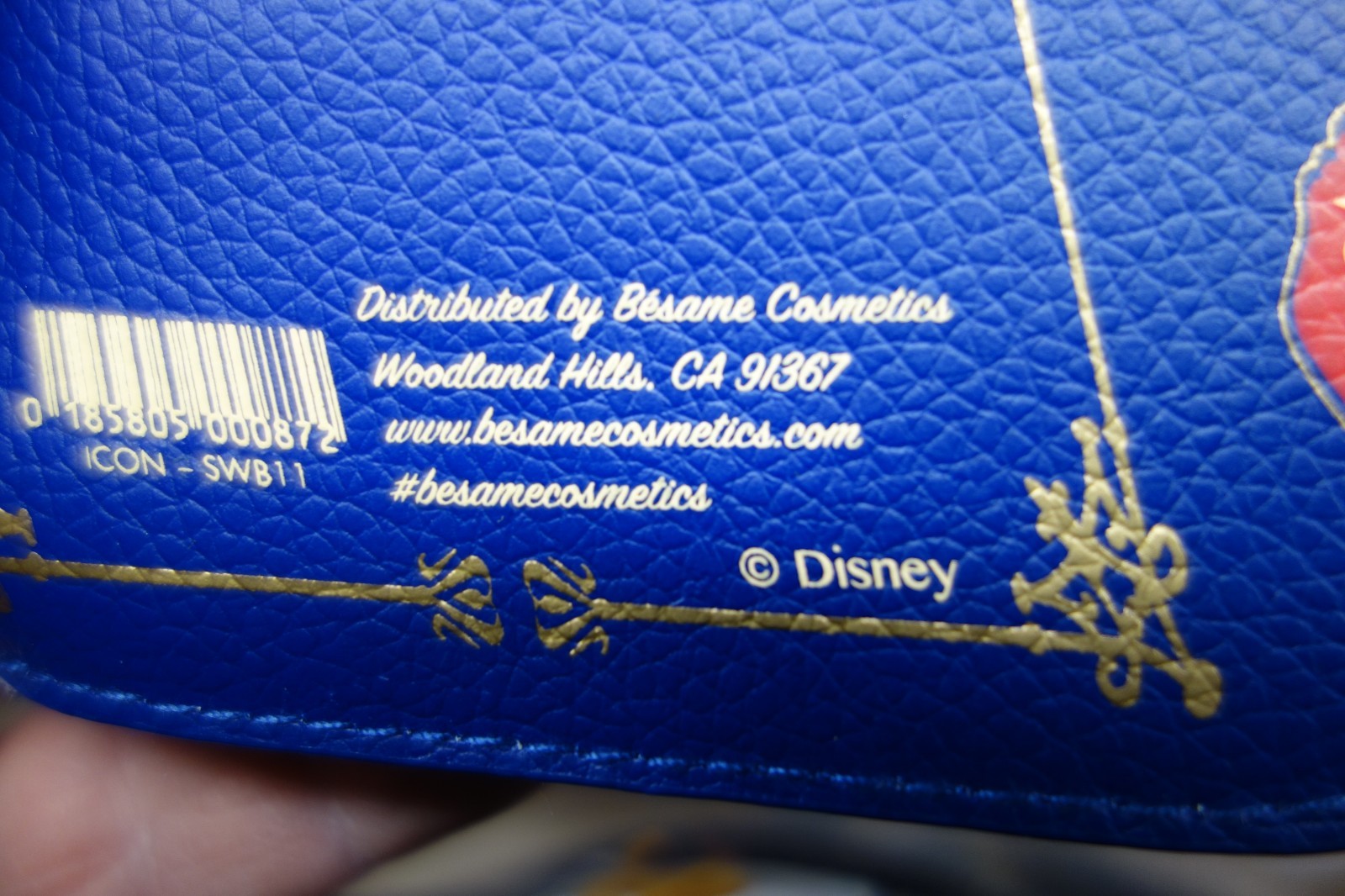 Lot of 2 Disney Snow White Besame Cosmetics Makeup Pouch 8.5” VERY NICE