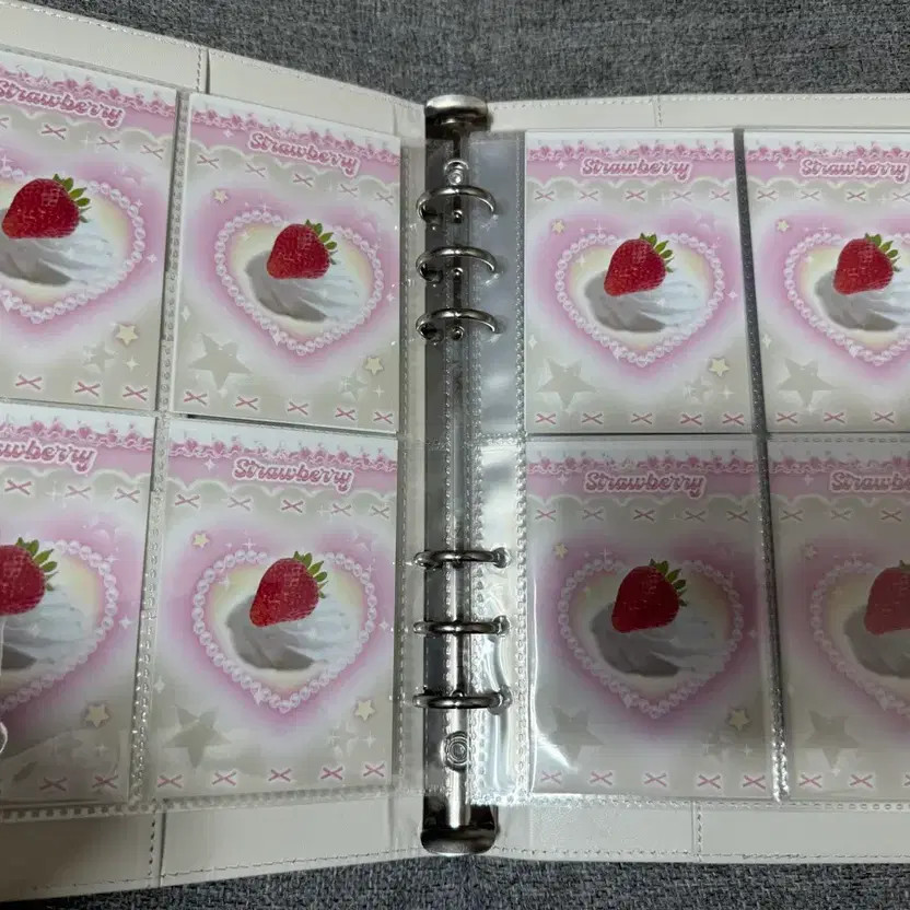 White Macaron Binder for Sale
