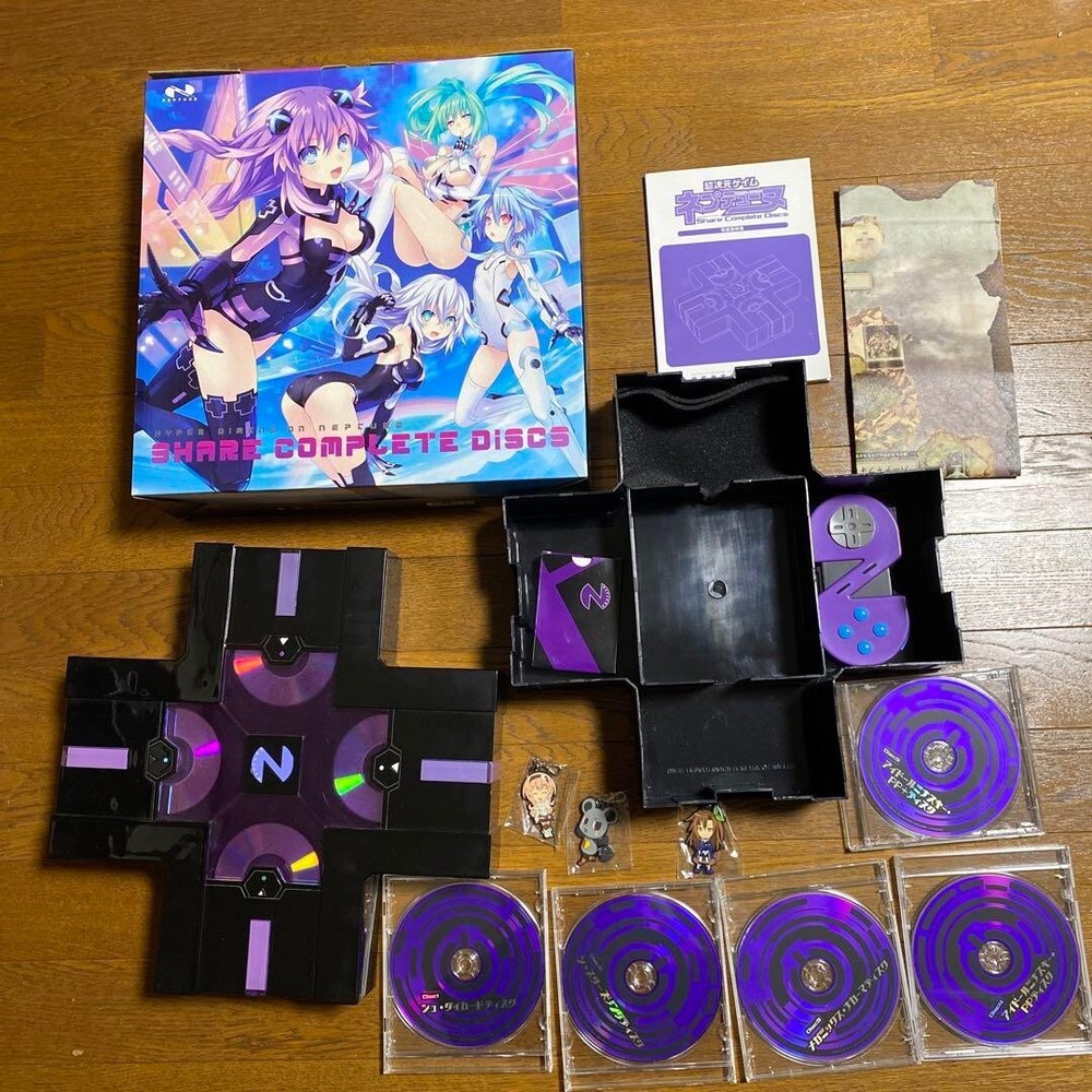 Hyperdimension Neptunia Share Complete Discs 5CD Limited Edition 2014 Used