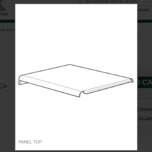 PANEL TOP #1011411-15