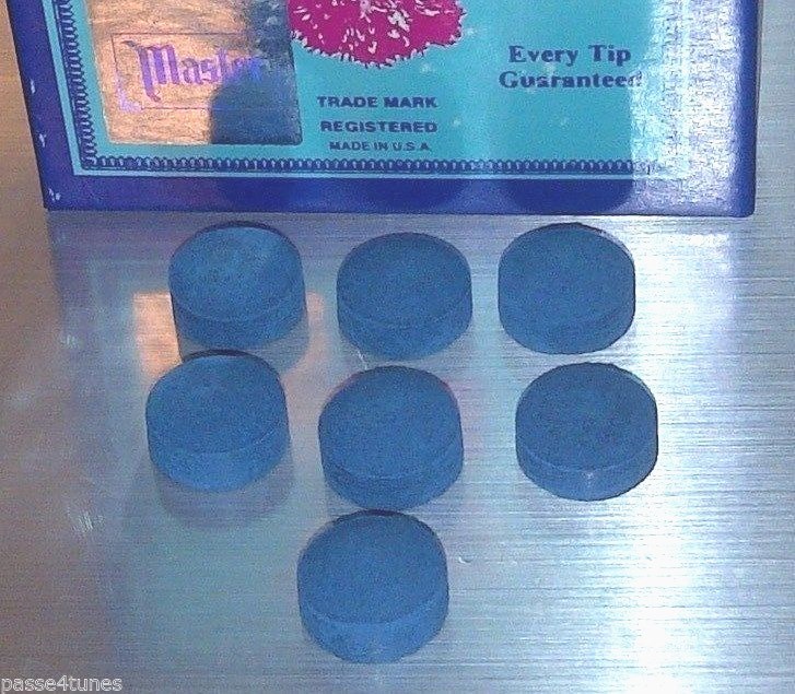 Elk Master Pool Cue Tips 11mm Qty 7 tips NEW!