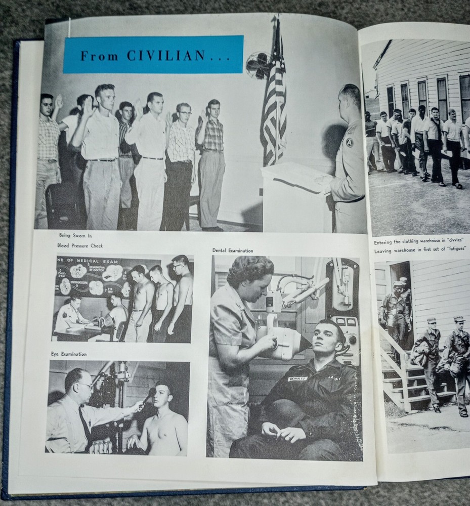 Basic Training Book Army Company B, First Battalion First Training Regiment 1959