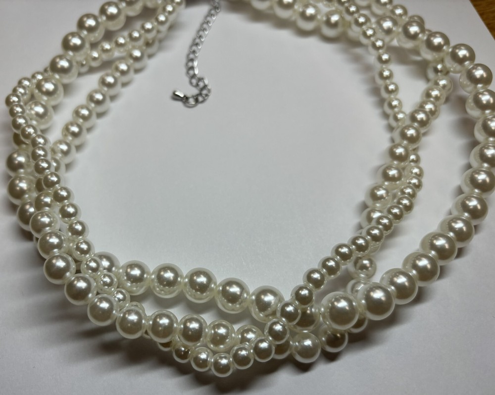 Pearl Link Choker Necklace
