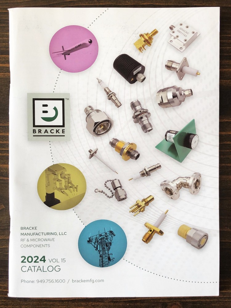 Bracke Manufacturing RF & Microwave Components 2024 Catalog