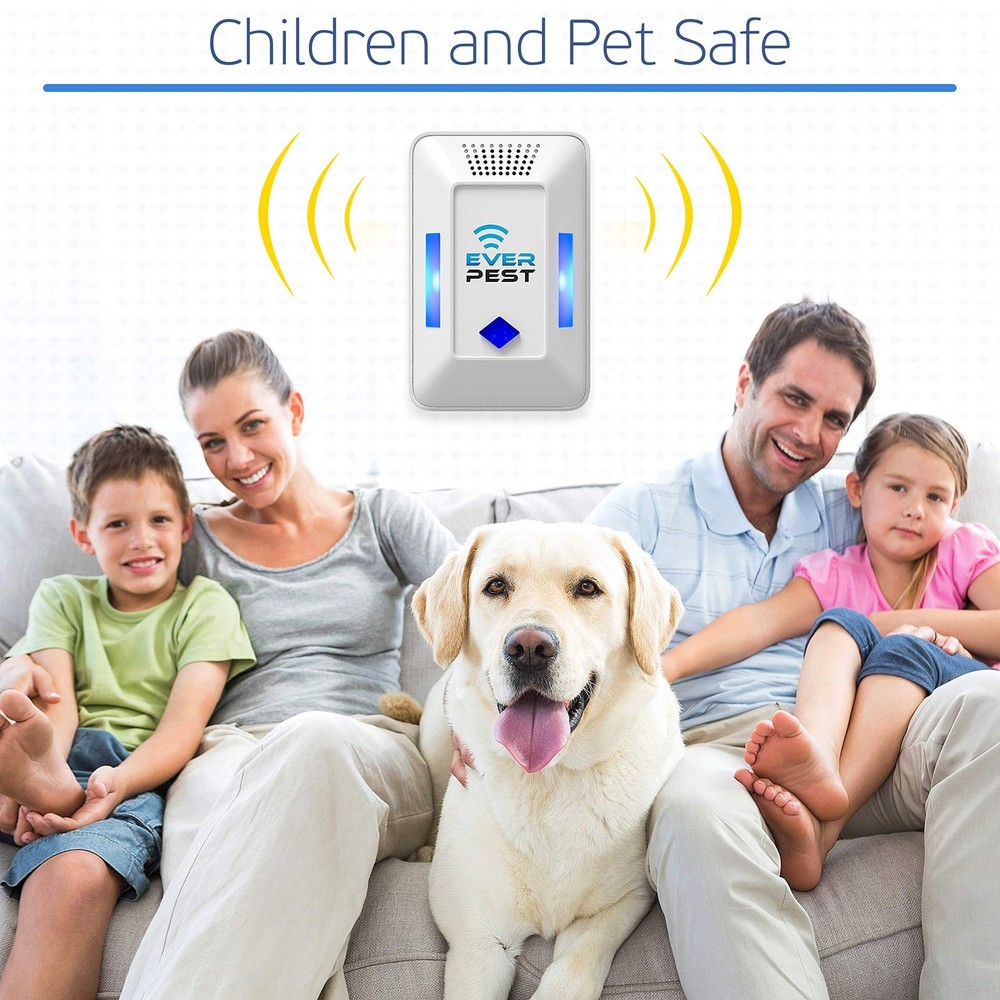 Ultrasonic Pest Control Repeller Plug in - Electronic Insect Defender 2-Pack ...