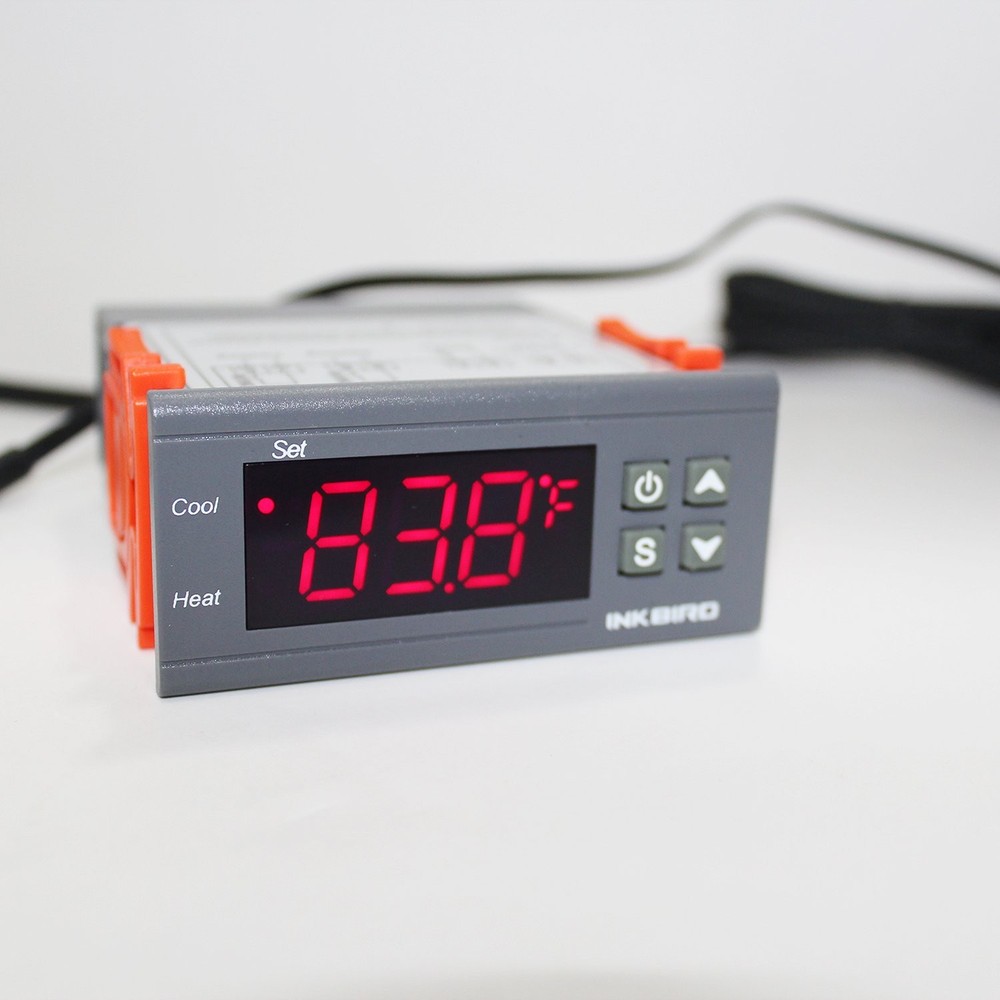 ITC1000 Dual Stage Digital Temperature Controller Thermostat °C/°F Heating Cooli