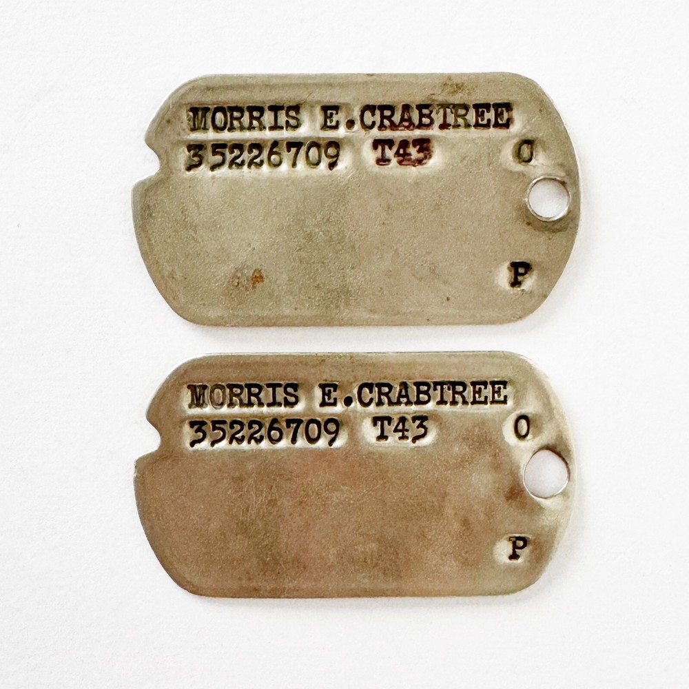 Pair Of WWII Dog Tags T43