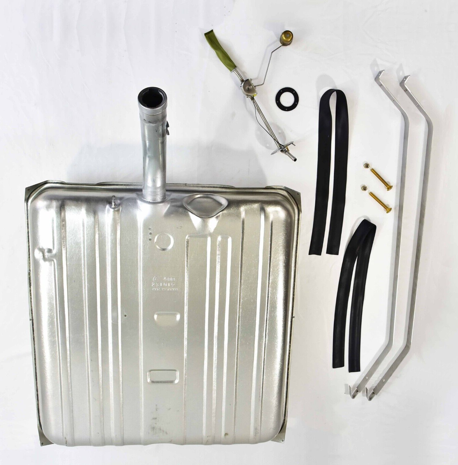 1959-1960 Chevrolet gas fuel tank Sending unit & Strap kit, Pad OE Style Finish