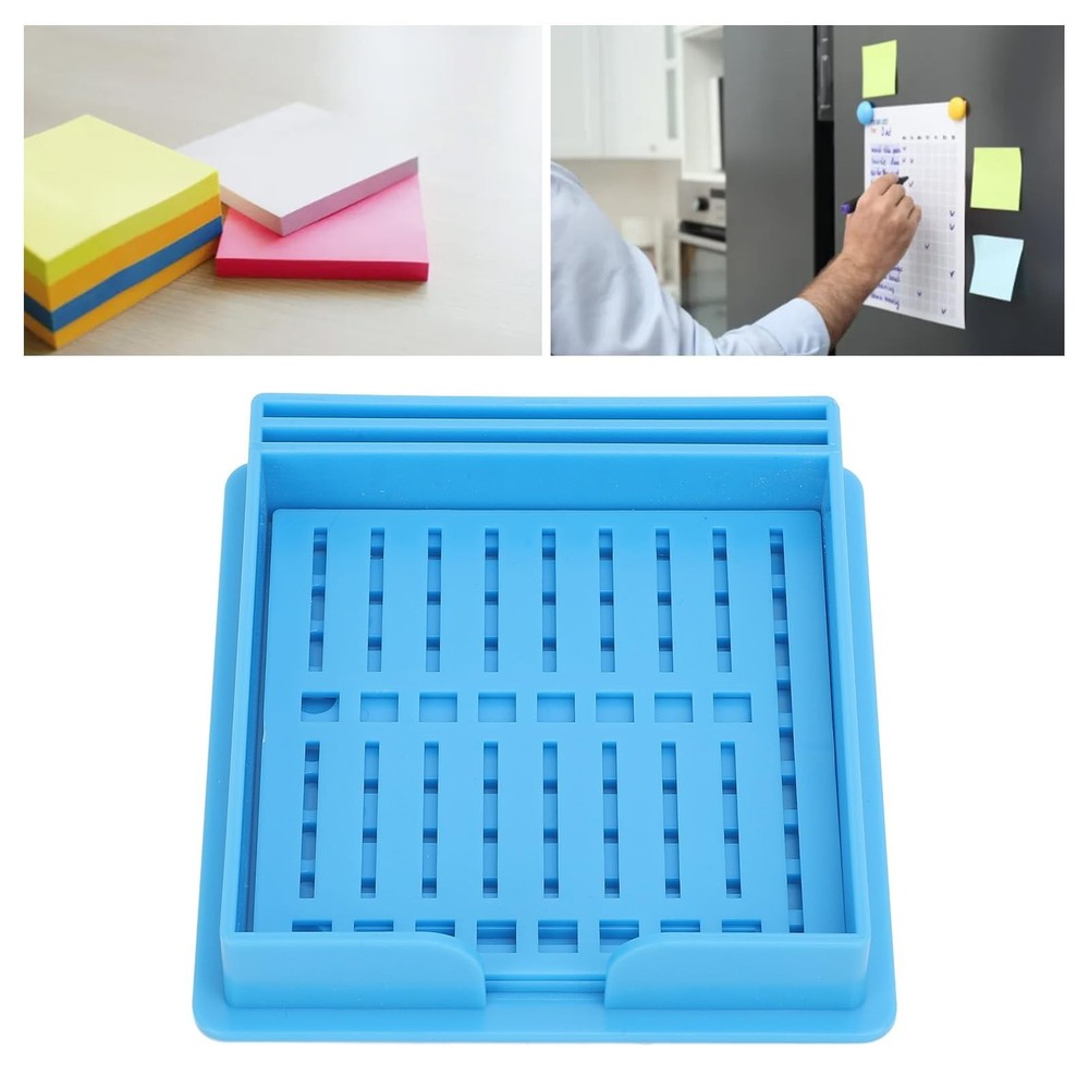 Sticky Note Holder Compatible with Post It Notes, 3.7 x 3.6'' Sticky Pads Dis...