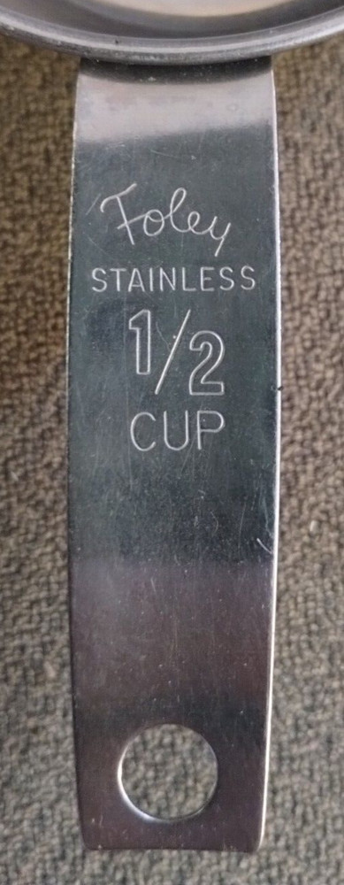 Foley Stainless Nesting Measuring Cups Replacement Script & Print - YOUR CHOICE