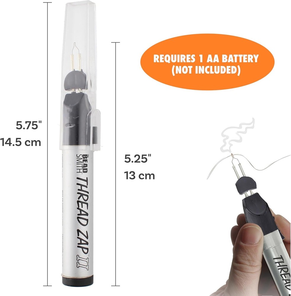 The Beadsmith ThreadZap Craft Burner – Thread Zapper for Burning and Multi