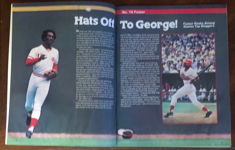 1981 Cincinnati Reds Official Yearbook