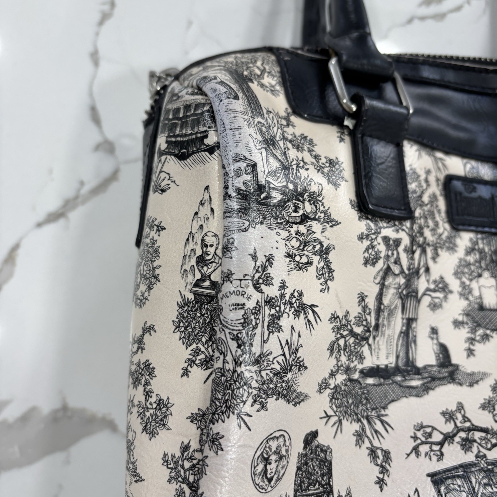 Haunted Mansion Faux Leather Hand Bag Purse Disney Parks Madame Leota Ghost