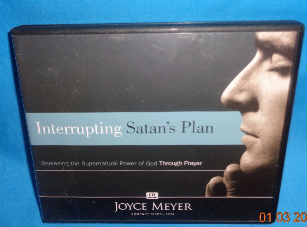 JOYCE MEYER INTERRUPTING SATAN'S PLAN 5 CD SET USED
