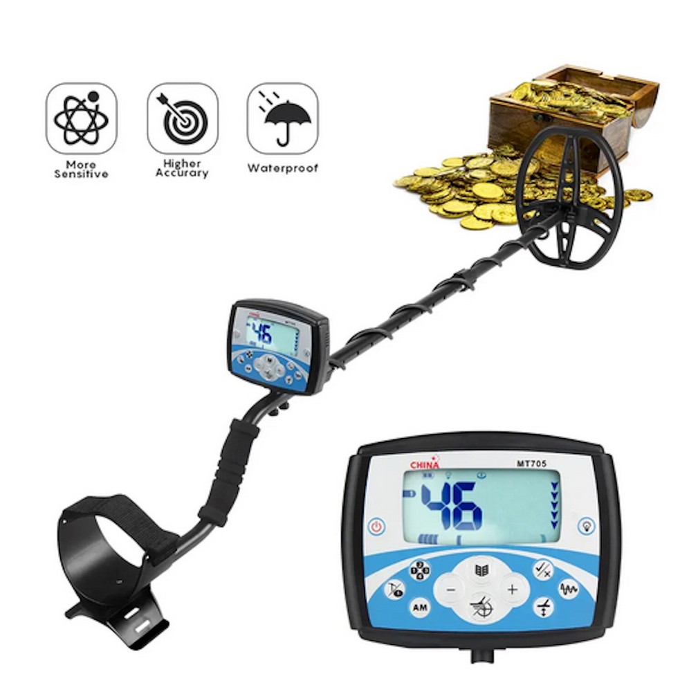 MT705 Detector, Very Sensitive, Discrimination, Back Light, Pin Point, Classic