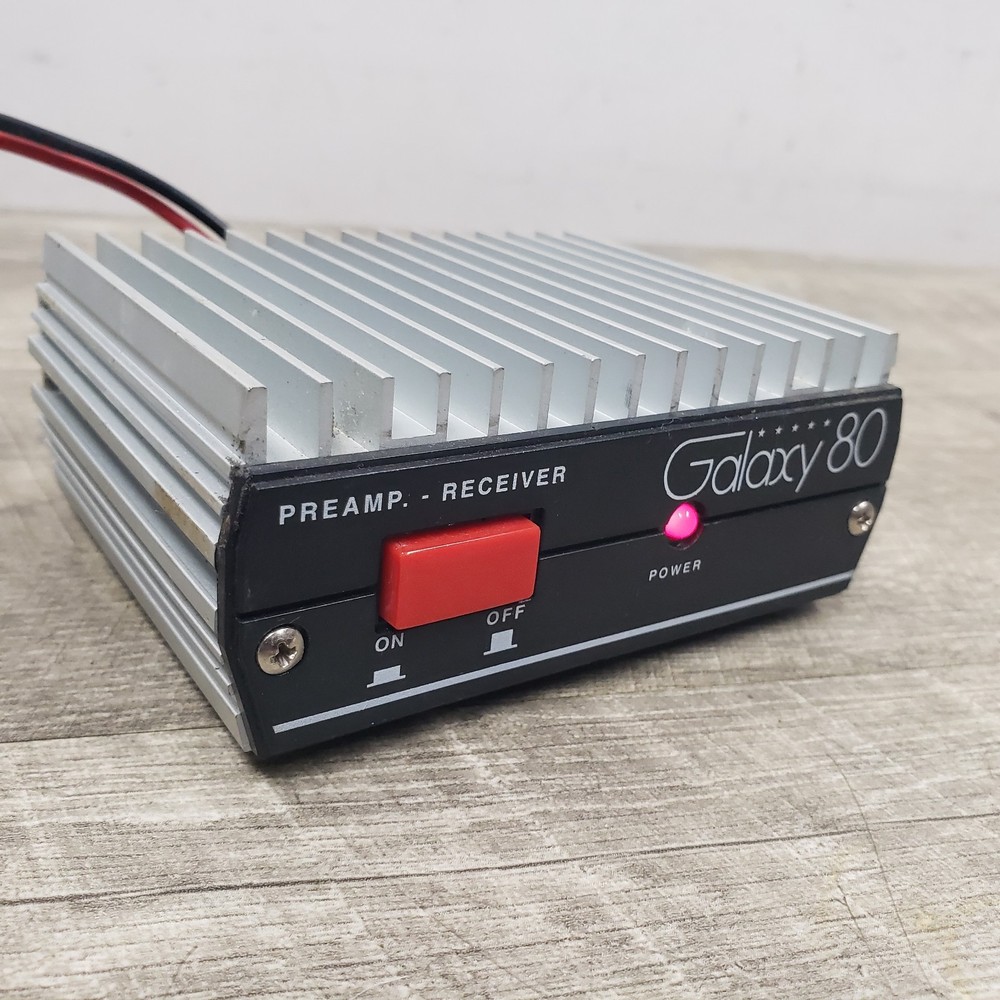 *Powers Up* Vintage Galaxy 80 Mobile Linear Amplifier Preamp- Receiver