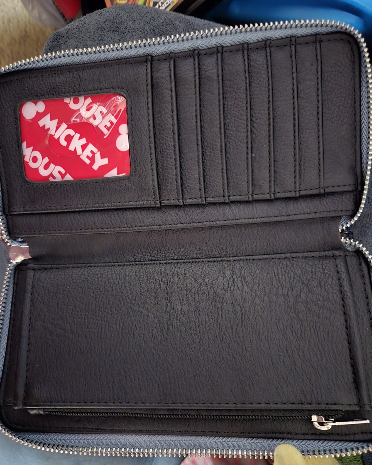 Disney Parks Mickey Mouse Loungefly Zipper Wallet