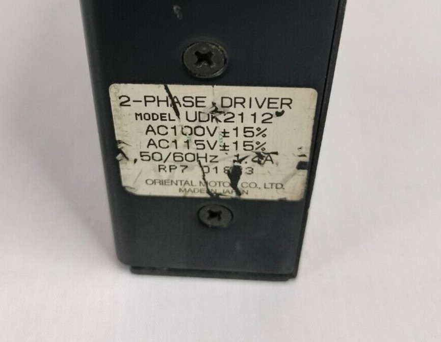 Vexta Oriental UDK2112 2-Phase Stepper Drive Controller w/ Broken Terminal