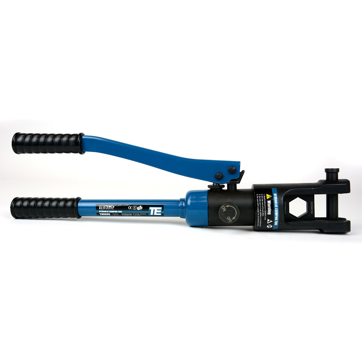 TEMCo Industrial Hydraulic Cable Lug Crimper TH0005 V2.0 10 AWG to 600 MCM