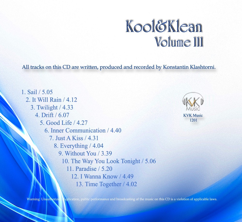 Kool & Klean - Volume III CD