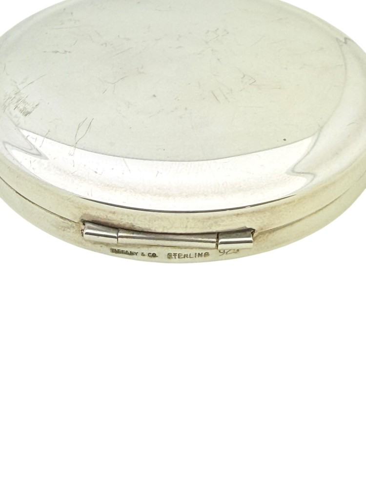 Tiffany & Co. Sterling Silver Round Compact Mirror - Box!
