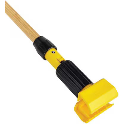 Rubbermaid Commercial Fgh216000000 60 In Clamp-On Wet Mop Handle, Wood