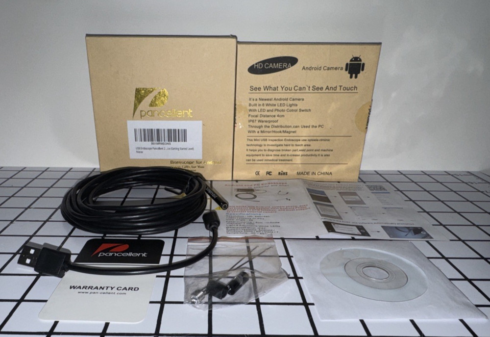 Borescope For Android - Pancellent Intelligent Visual Industrial Endoscope.